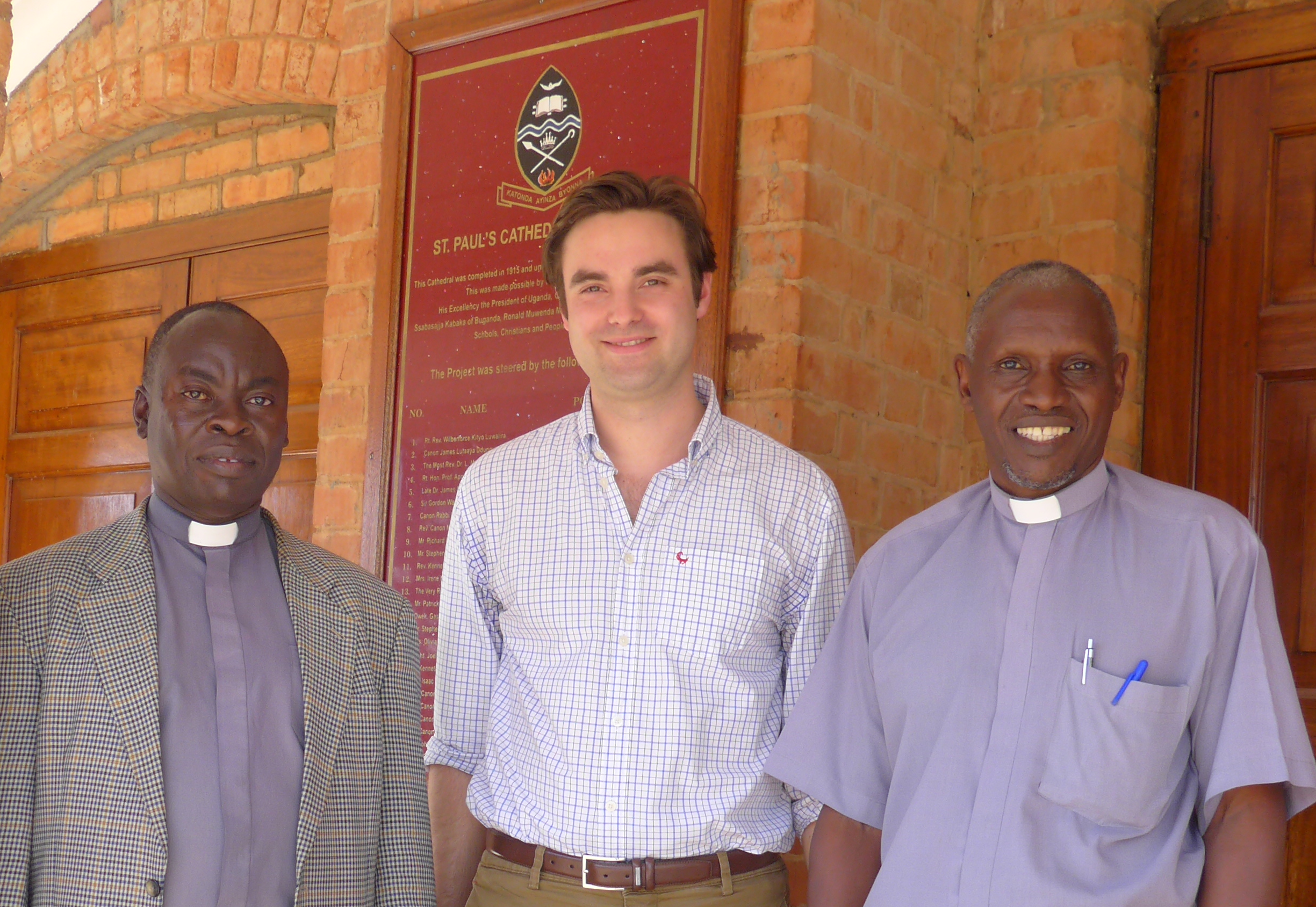 Felix plus 2 priests Namirembe feb 2015